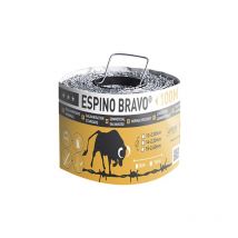 MRT - riviere alambre espino 4-13-15 a/r. rollo 100m , Alambre de espino. - Tamaño: 4 x 1,3 x 15 mm. - Alambre retorcido. - Rollo de 100 m. - No de