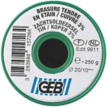 Alambre de estaño/cobre 250 g GEB
