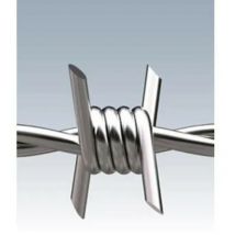 Cavatorta - Alambre de púas Riccio en acero gris, L.100 m