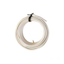 Alambre plastificado 20 m – Hierro – Blanco, Verde