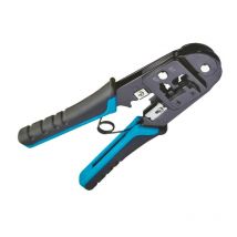 Alan - tec NI024 crimpadora Herramienta para prensar Negro, Azul