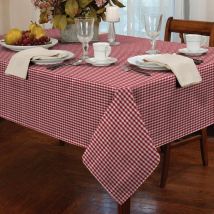 Tablecloths Gingham Tablecloth Red 36 x 36 - Alan Symonds