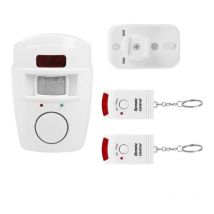 Shining House - Alarme de détection de Mouvement sans Fil pour abri de Jardin - Sécurité à Domicile - Alimenté par Batterie - pour garages d'été,