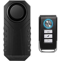 Ibuyke - Alarme de vélo sans Fil Antivol Cambrioleur Sécurité Vibration Capteur de Mouvement Imperméable à l'Eau avec télécommande pour Bicyclette