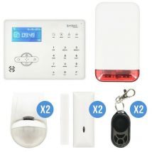 Iprotect Evolution - Kit Alarme gsm 06 avec sirène autonome