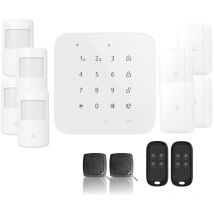Lifebox - Alarme maison wifi et gsm 4g sans fil connectée casa- kit 4