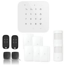 Lifebox - Alarme maison wifi et gsm 4g sans fil connectée casa- kit 6