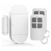 Cyslmuk - Alarme Porte, DéTecteur Ouverture Porte Avec SirèNe Puissante De 130 Db, Alarme De Porte Et FenêTre Sans Fil MagnéTique Pour Portes,
