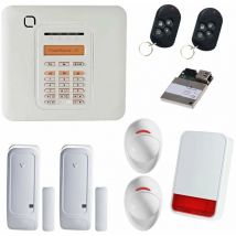 Visonic - Alarme PowerMaster kit base double + sirène extérieur ip - Alu