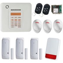 Alarme Visonic PowerMaster Kit Max + sirène extérieur gsm - Alu