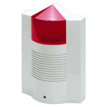 Alarmeinheit mit Blitzsignalsystem, IP54 Monacor Außensirene