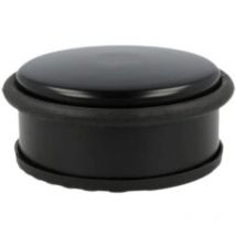 Alba 1 Kg Weighted Door Wedge 105 x 52 x 105mm Black