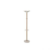 Alba Coat Stand Beech/White - ALB90566