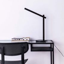 ALBA Lámpara de sobremesa negra