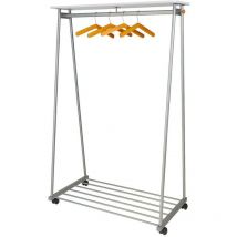 Alba Oslo Mobile GarmentRack + 6 Hangers
