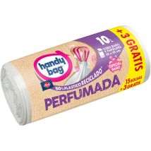 Borsa Da Bagno Albal Handy Bag 10l - 15+3 Unità - 45x45cm - Bianco - Plastica Riciclata Profumata