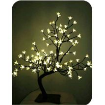 Albero di sakura 3d 60cm 120 bianco caldo led ip44 EDM
