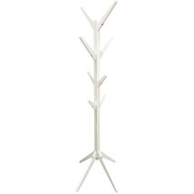 Home Deco Factory Albero Bianco 178 Cm Mobilier Armadio Appendiabiti Appendiabiti, Legno-mdf, Bianco