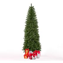 Albero di Natale alto 210cm verde finto artificiale classico Fauske