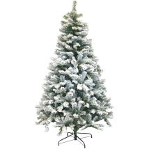 Albero di Natale Artificiale Innevato 210 cm 730 Rami Morel Pino Verde