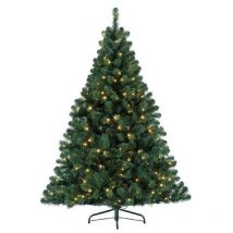 Albero di Natale Imperial Pine con Luci a led - 240H x 460L x D14