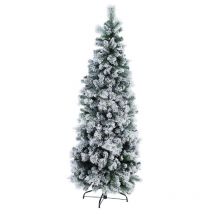 Bizzotto - 1x Sapin Slim Prague Enneigé H240