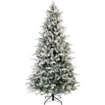 Peragashop - rbol de Navidad vidriado en Abeto de Vermont h 180 ø 109 cm