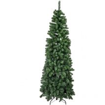 Vacchetti - Albero di natale h 180 cm verde artificiale 653 rami mod. Monte
