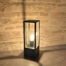 Arum Lighting - albert E27 Bolardo de jardín gris antracita 40cm IP44