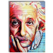 Signorbit - Albert - Quadro Canvas Contemporaneo su telaio in legno - Misura: 70x100 cm