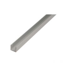 Alu-U-Profil 1000/22x10mm silberfarbig