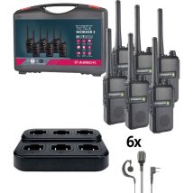 Albrecht - Tectalk Worker 3 29827 PMR-Funkgerät 6er Set