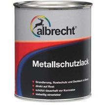 Albrecht - Metallschutzlack 375 ml schwarz Lack Schutzlack Rostschutz Grundierung