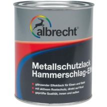 Albrecht - Metallschutzlack Hammerschlag-Effekt 750 ml anthrazit Lack Schutzlack