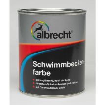 Schwimmbeckenfarbe 2,5 L Capriblau Seidenglänzend Schwimmbadfarbe - Albrecht