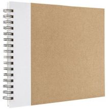 Panodia - Album Photo 11,5x15 120 photos– Album Photo Traditionnel Blanc – Album Photo Vierge de 60 pages – Livre Photo Personnalisable Scrapbooking