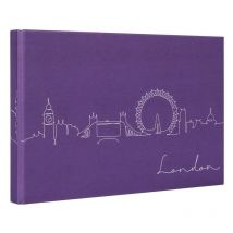Panodia - Album Photo Traditionnel Lineart Londres 180 Photos 10x15 cm, 60 pages, dimensions totales : 232x338x30 mm - fabriqué en France