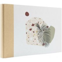 Panodia - Album Photo 10x15 180 photos – Album Photo Traditionnel Nature Design – Album Photo Vierge de 60 pages – Album Photo Natural Beige –
