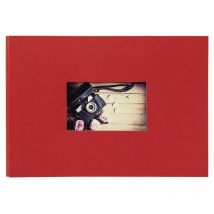 Album Photo Traditionnel Studio rouge 60 pages 180 Photos 10x15, 60 pages, dimensions totales : 232x342x26 mm - fabriqué en France