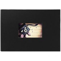 Album Photo Traditionnel Studio noir 60 pages 180 Photos 10x15, 60 pages, dimensions totales : 232x342x26 mm - fabriqué en France