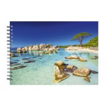 Ceanothe - Album Photo 180 photos – Album Photo Traditionnel Voyage France – Album Photo Bleu de 60 pages blanches– Album Photo Régions Plage