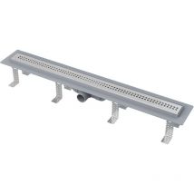Alca - Desagüe de ducha simple para rejillas perforadas 75 x 14,5 x 8 cm (APZ9-750M)