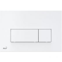 Alca - Dual Flush Plate, White (M570)