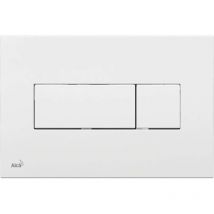 Alcaplast - Alca Placa de control Alca Two-touch para wc suspendido, Blanco brillo intenso (M370)