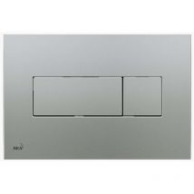 Alcaplast - Alca Placa de control de dos toques para wc suspendido, Cromo mate (M372)