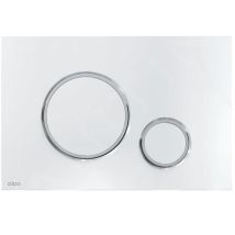 Alca - drain Thin - Commande affleurante, chrome brillant/chrome mat M771