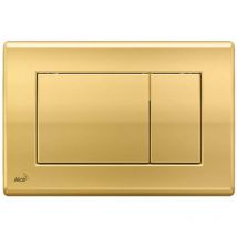 Alcadrain Basic - Bouton de commande affleurant, doré M275