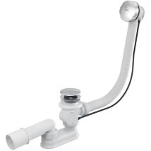 Alcaplast - Alcadrain Garnitures De Vidage - Kit Vidange Et Trop-plein Pour Baignoire, Longueur 1000 Mm, Chromé A55km-100