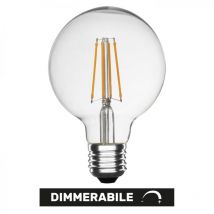 Alca power g125 10w 220v 1400lm 2700k e27 lampada a globo dimmerabile a led