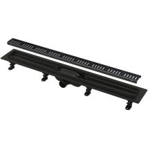 Alca - Shower channel 750 mm with grid, matte black (APZ10BLACK-750M)